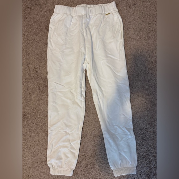 Cleo Harper White Jogger Pants - Picture 1 of 4